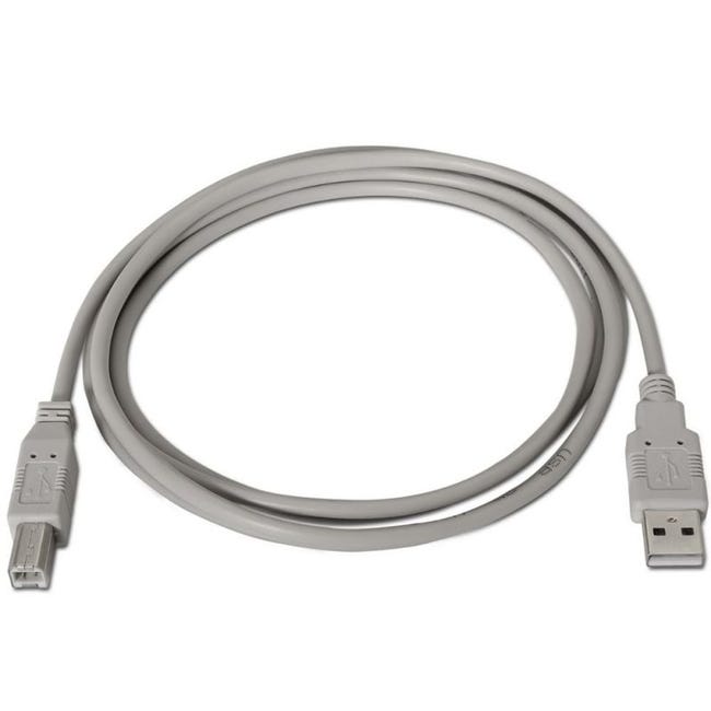 AISENS A101 - 0004 - Cavo USB 2.0 Stampante di 4.5 M, Colore: Beige AISENS A101 - 0004 - Cavo USB 2.0 Stampante di 4.5 M, Colore: Beige