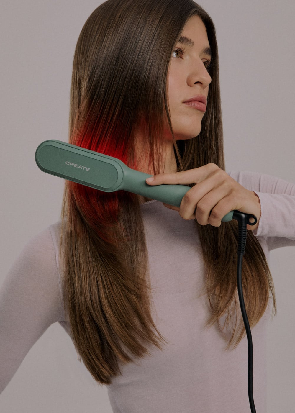 CREATE - ION LED STYLER - Spazzola lisciante ionica con trattamento LED ...