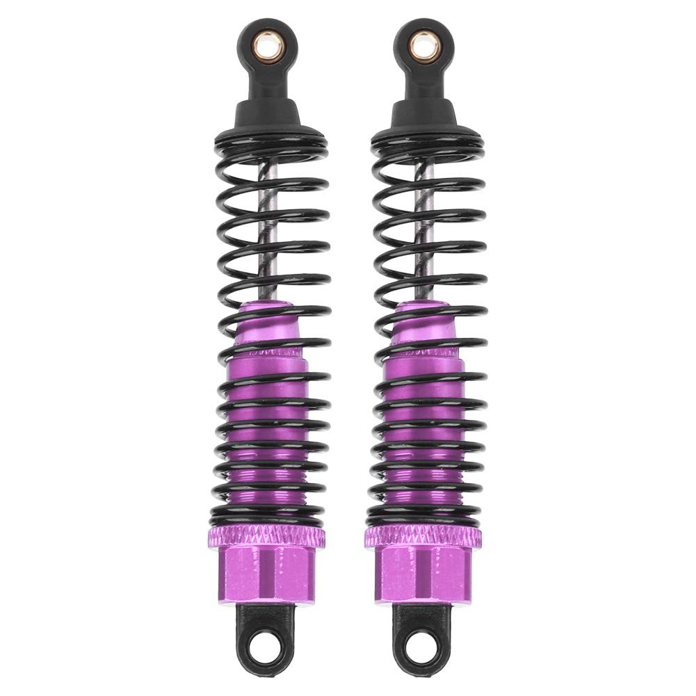 Ammortizzatore in metallo viola per modello di auto RC HSP 2 pezzi 1/10 Alta stabilità Design robusto e perfetto Installazione (110 MM) - 8