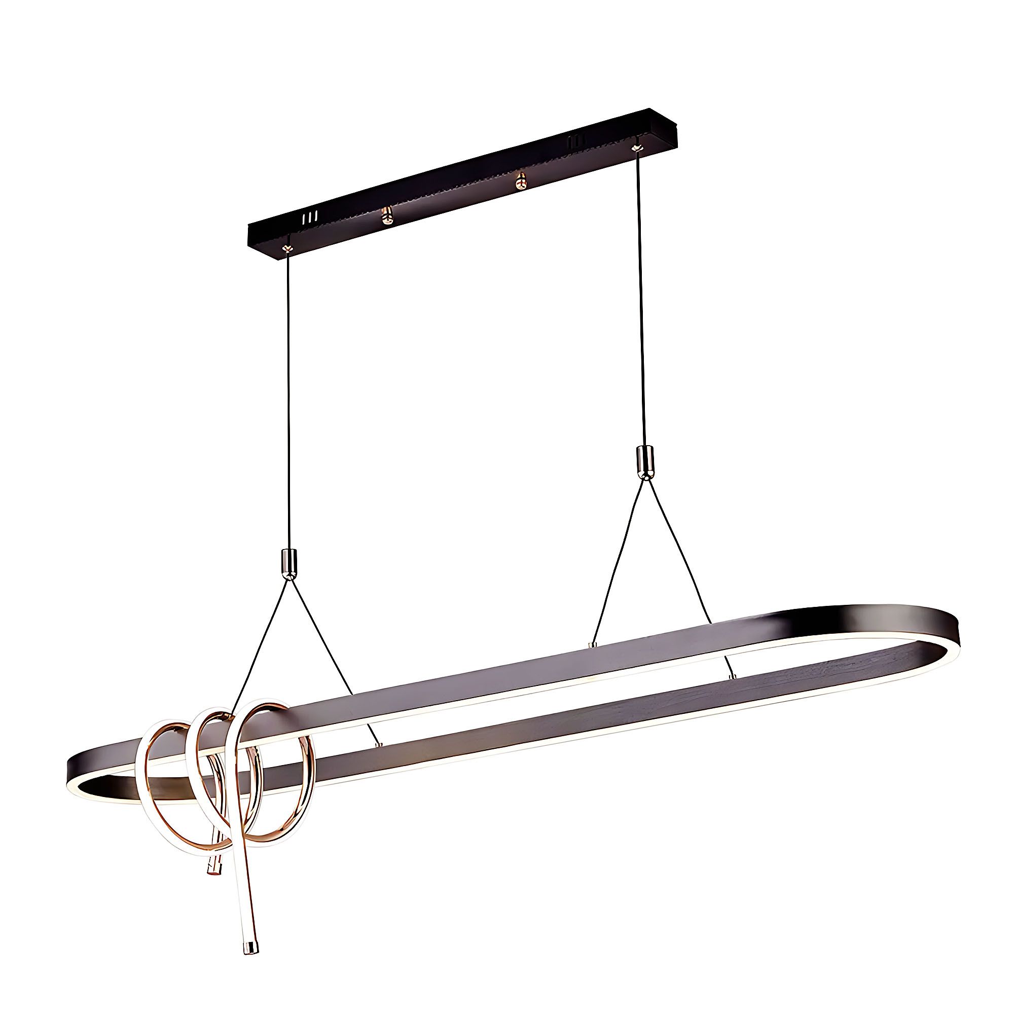 Lampa Sufitowa Wisząca Led Toolight Lhj040-Cp Czarny 120Cm