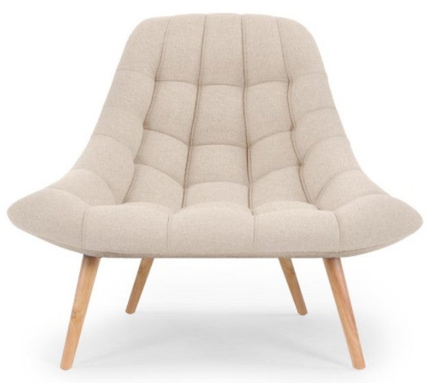 Fauteuil Danios Tissu Beige - 5