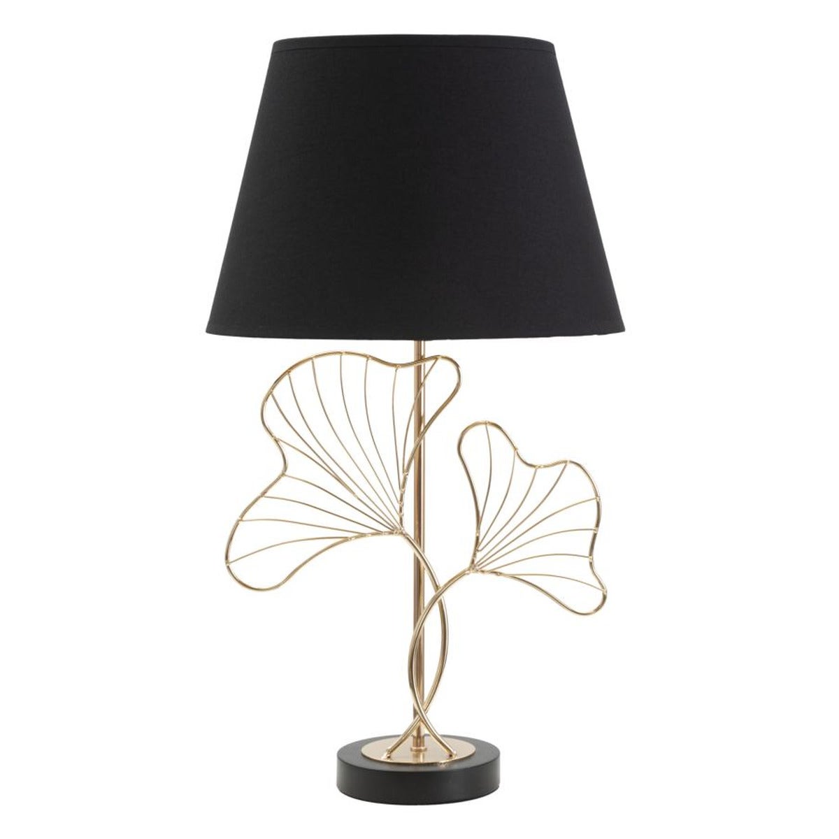 Lampa Stołowa Liść 56, Metal, Czarny, Seven Design