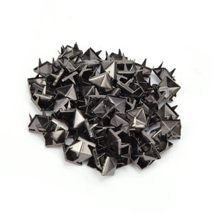 100 Rivetti In Ottone Per Scarpe Punk, Borchie Decorative Per Abbigliamento E Accessori | Stile Unisex - Foto 2