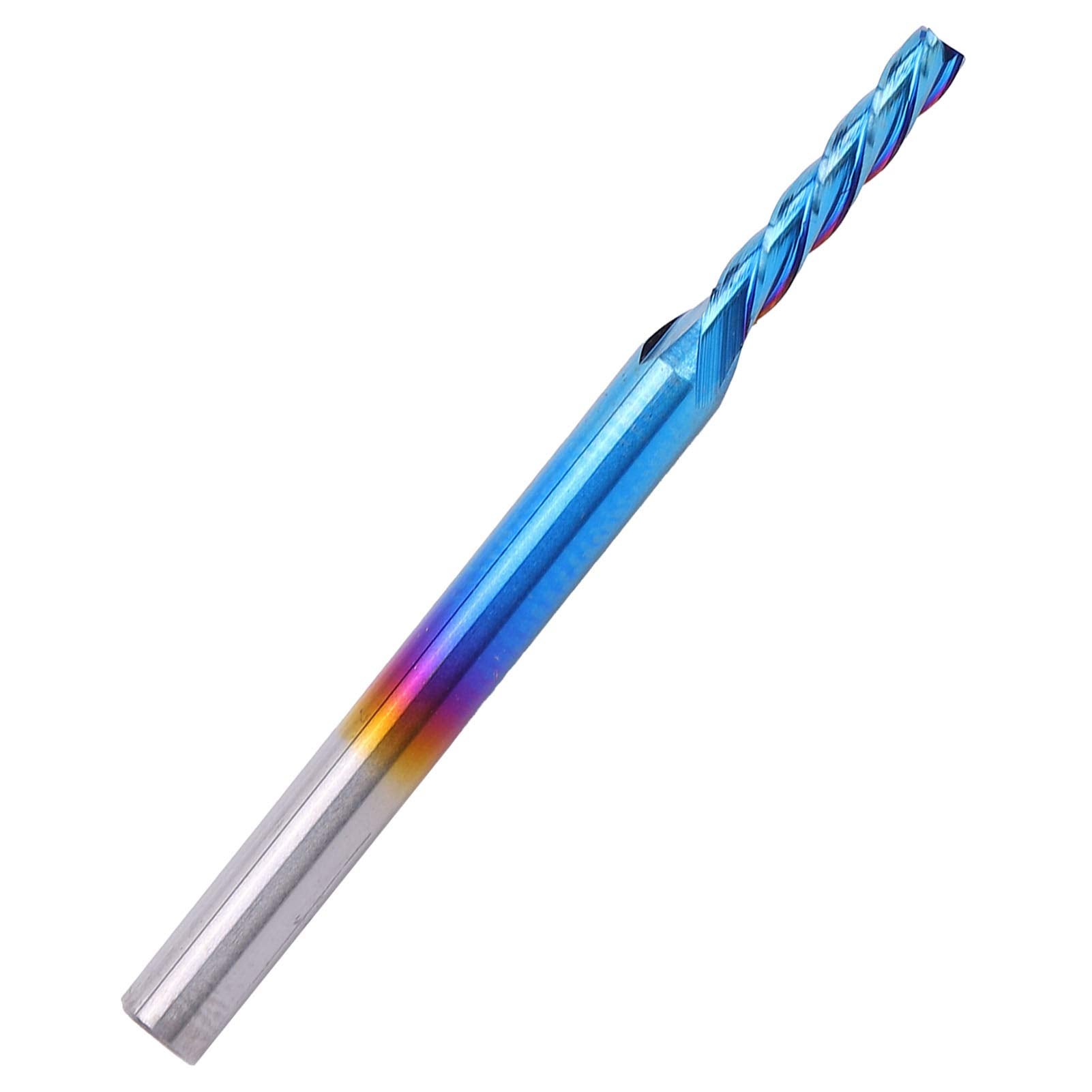 Fresa de extremo de 4 flautas con revestimiento NanoBlue de acero de ...