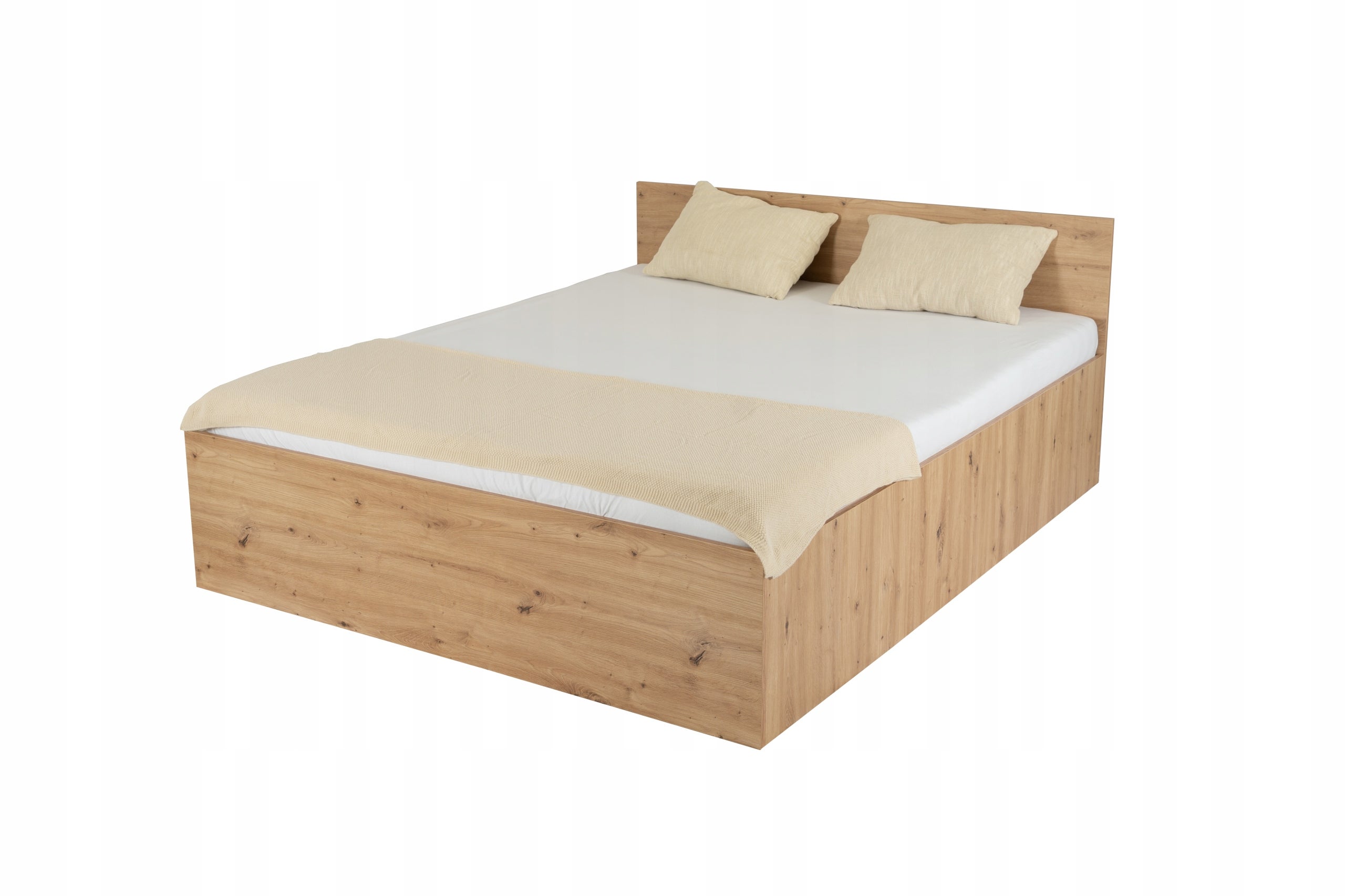 Łóżko Podnoszone Komvortowy 120x200 Stelaż Pojemnik HDF Materac 16 Cm H3/H4