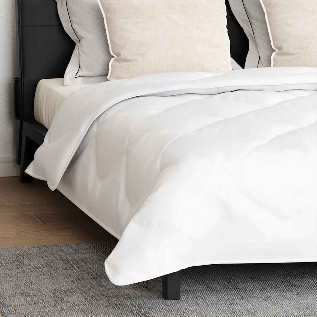 Couette avec oreiller 3 pcs | Duvet Blanc 200 x 200 cm Microfibre - 5
