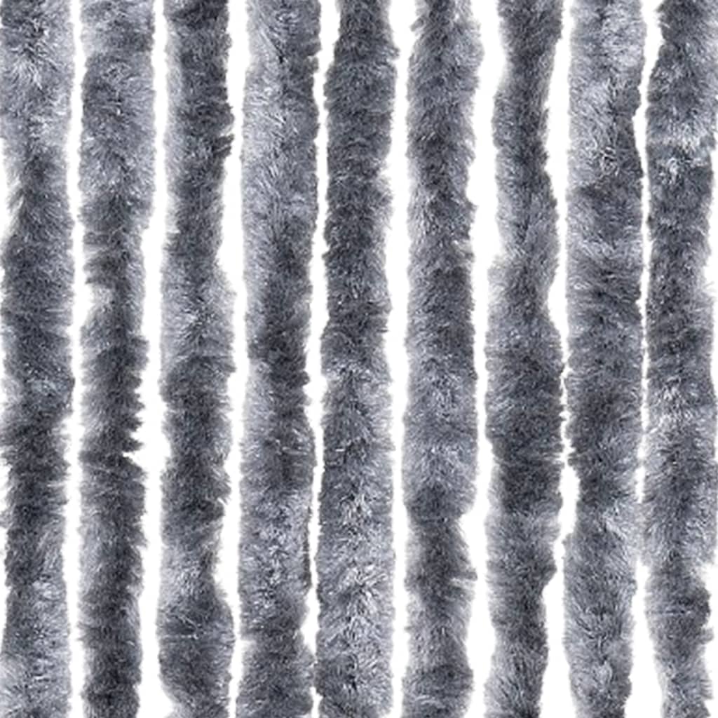 Moustiquaire | Rideau anti-moustique argenté 118x220 cm chenille CFW17052 - 6