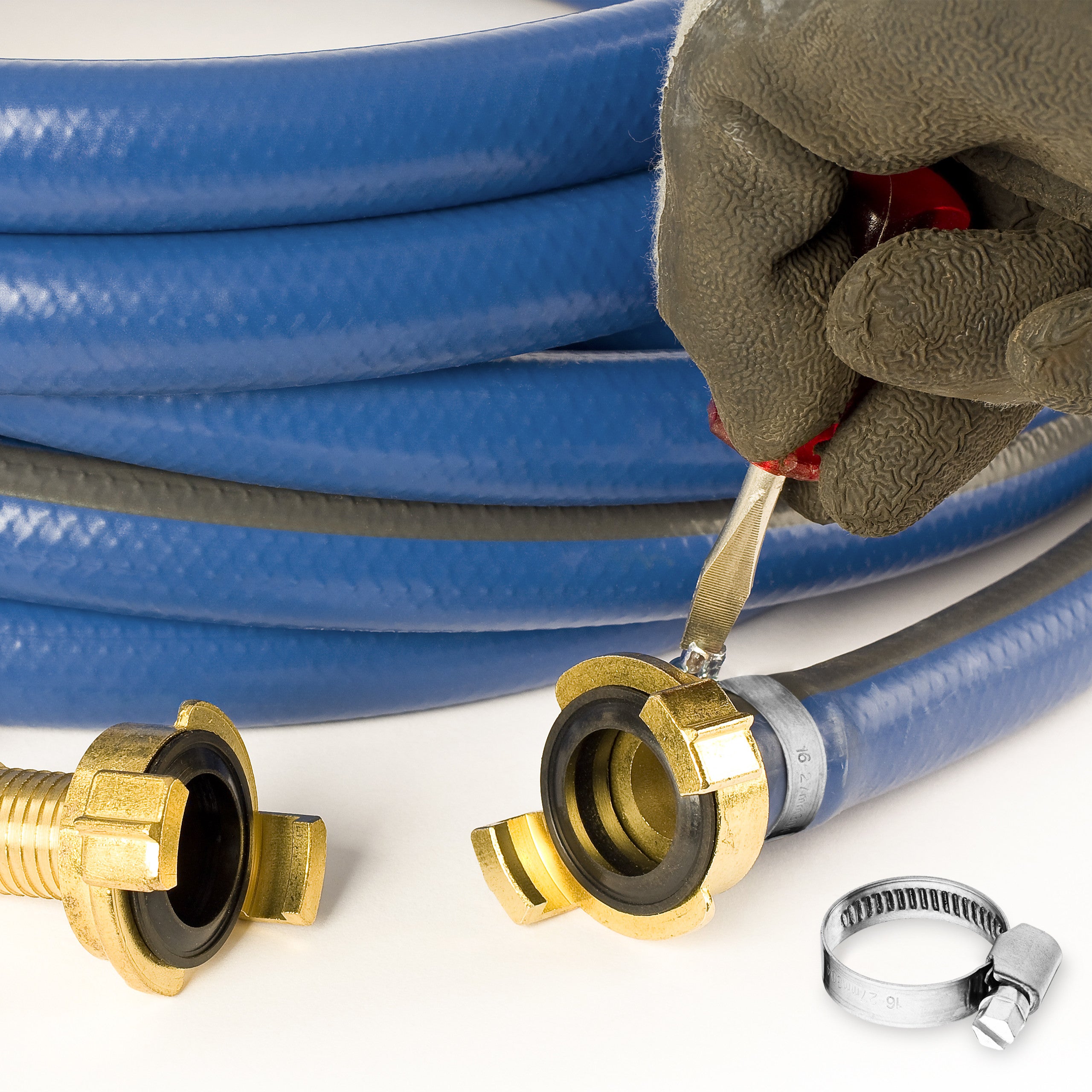 Lot De 4 Colliers De Serrage Métal 600mm - Acier Inoxydable Pour Tuyaux | Diamètre Max 60cm