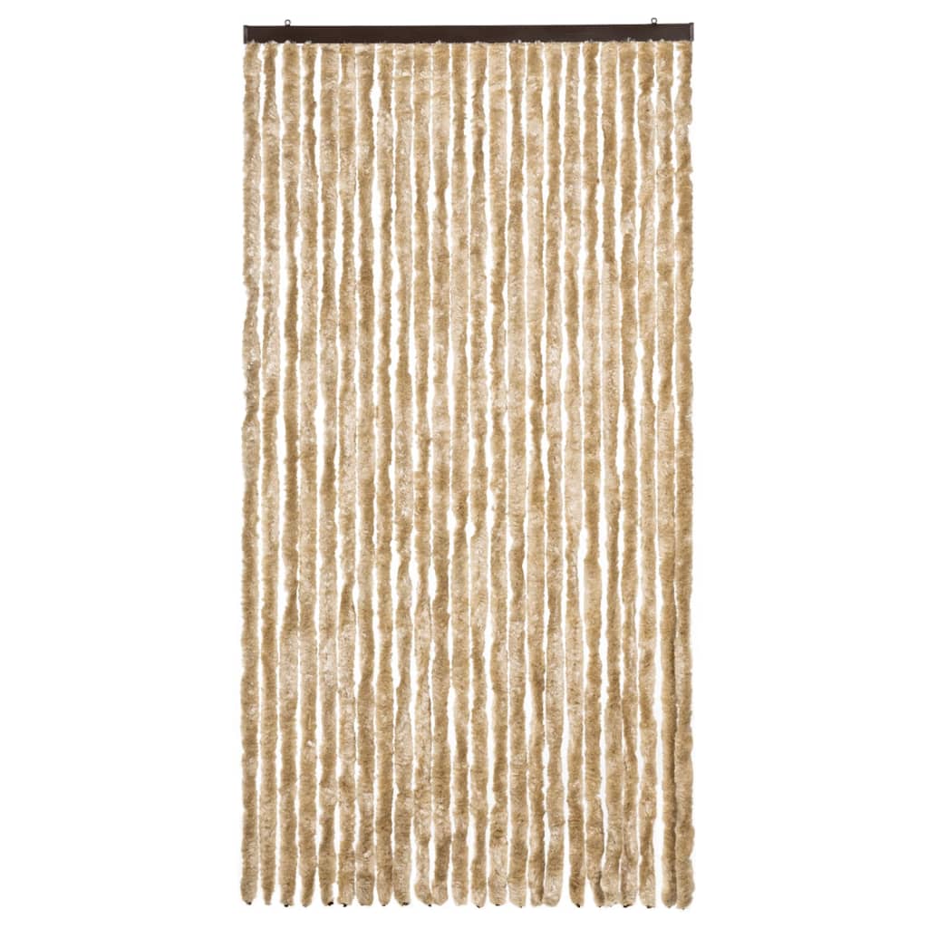 Moustiquaire | Rideau anti-moustique Beige 100x220 cm Chenille CFW78483 - 3