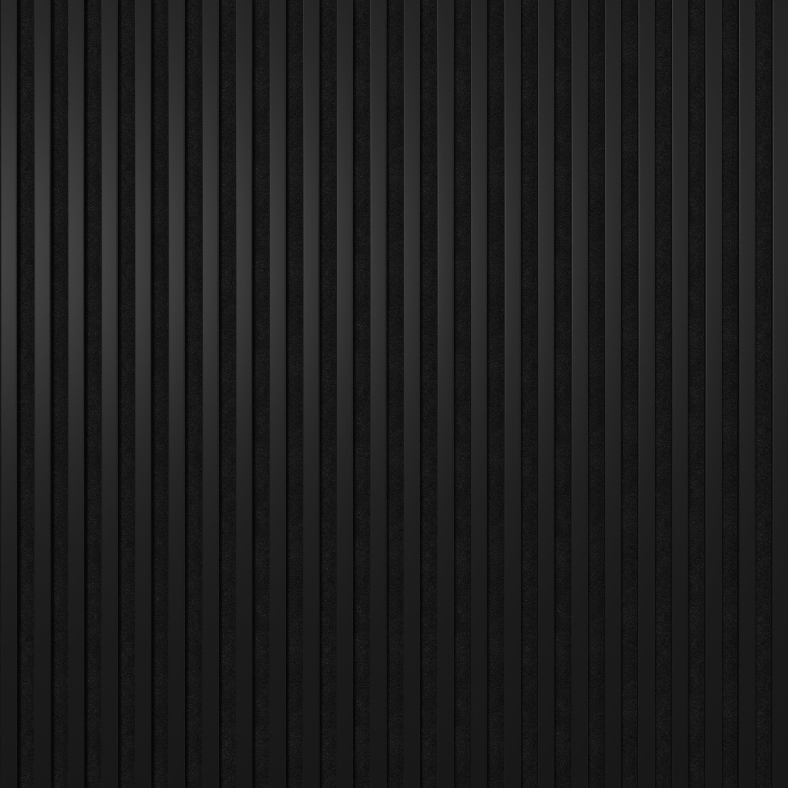 Panneau Tasseau Acoustique effet tasseau bois en feutre 1200mm x 605mm noir sur noir Linea Proline Stegu Ensemble de 4 pièces - 7