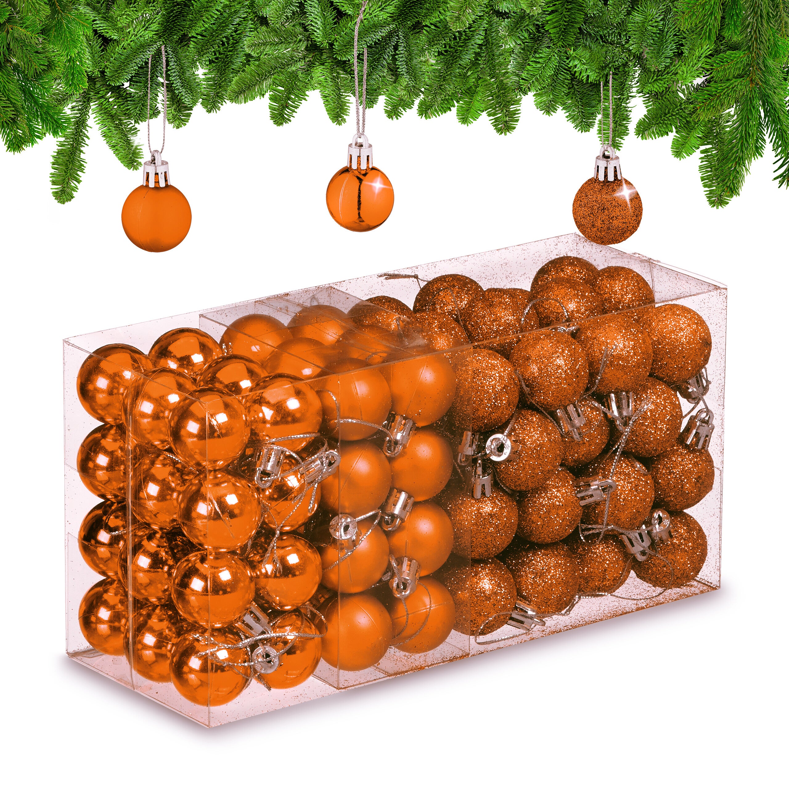 Lot De 9 Boules De Noël Rouge Velours 8cm - Décorations Sapin Avec Cordon, Résistantes Pour Intérieur Et Extérieur