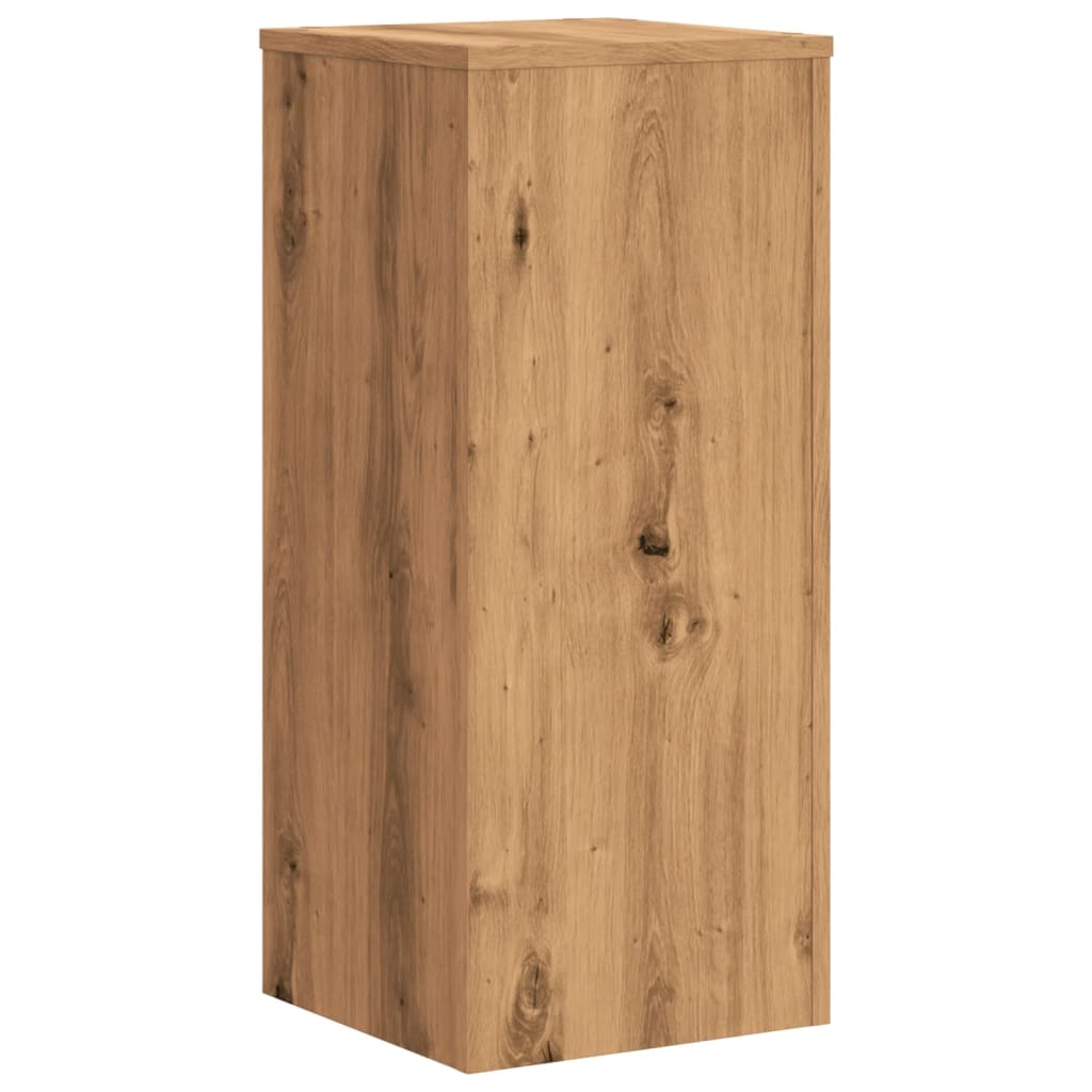 Supports pour plantes 2 pcs chêne artisanal bois d'ingénierie - 4