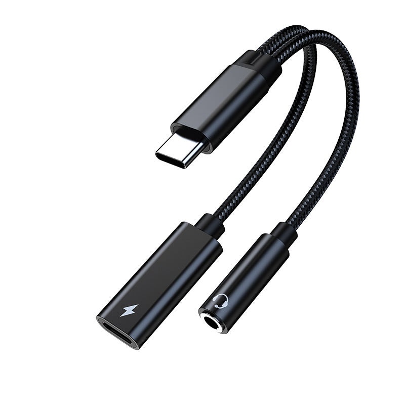 MOSWAG Adattatore per cuffie da USB C a Jack da 3,5 mm di tipo C Dongle audio co