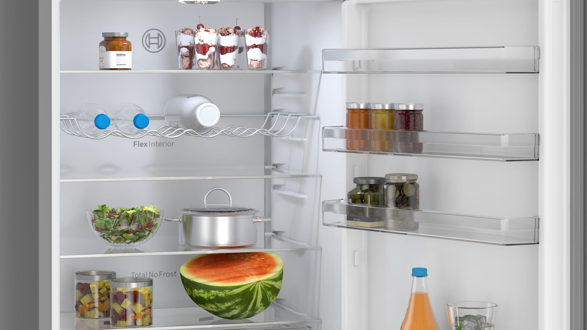 Bosch Serie 4 KGN49OCAF frigorifero con congelatore Libera installazione 311 L A Antracite - 5