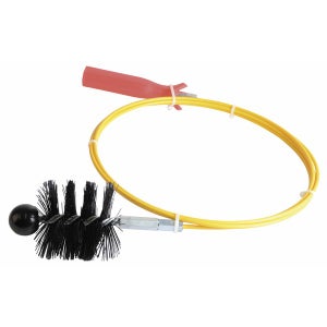 Kit Pulizia Camino Con Pennelli - 18 Aste Flessibili + 2 Teste Ø150mm, Per Condizionatore, Lavatrice - Foto 3