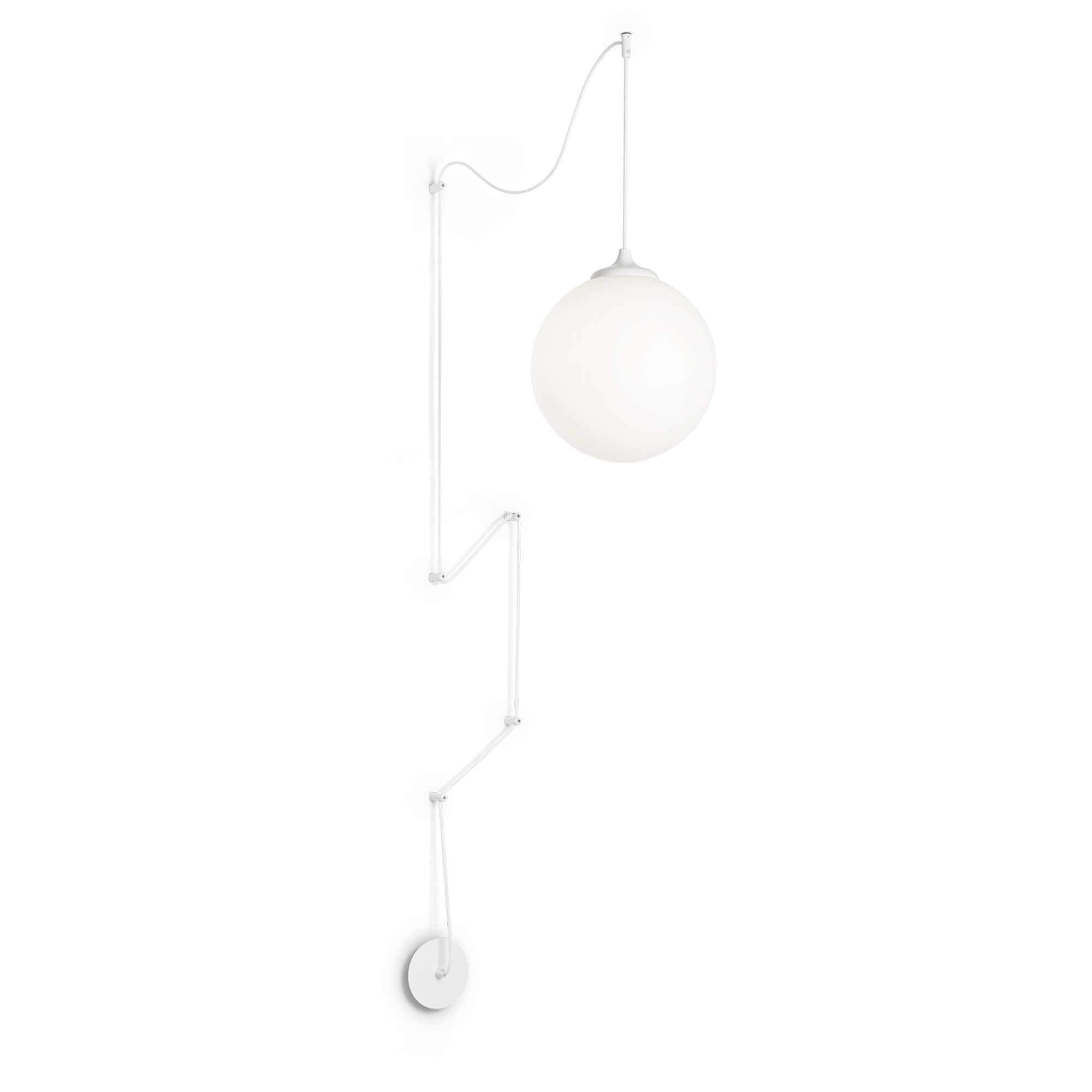 Ideal Lux  Suspension Blanche Boa 1 Ampoule , Leroy Merlin