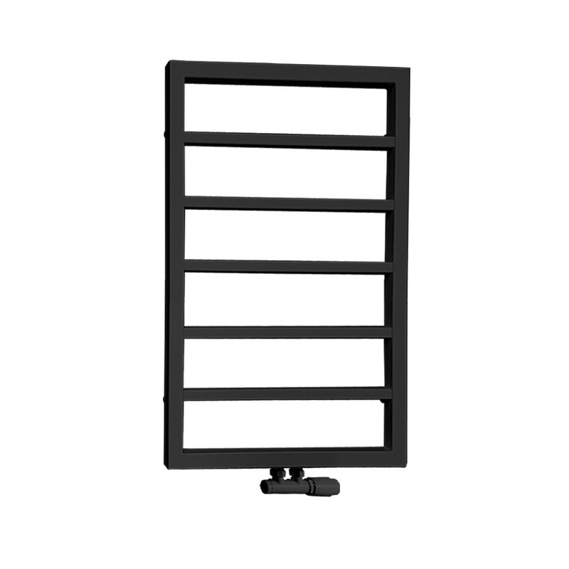 Grzejnik A 3 75x40 cm Czarny 207W Roz 5cm 10 Bar LUXRAD