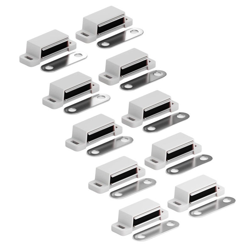 Lot De 10 Loquets Coffrets En Laiton Vieilli - Fermeture De Boîte - 37x30x30 Mm - Acier