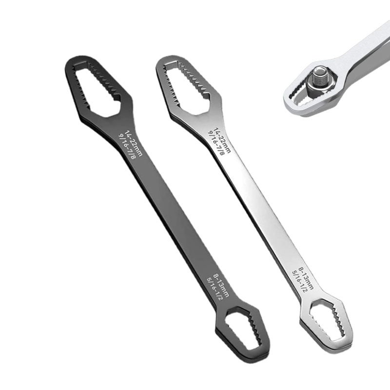 Uniwersalny zestaw kluczy Torx od 8 do 22 mm, samozaciskowy klucz nastawny dwustronny (2 sztuki)