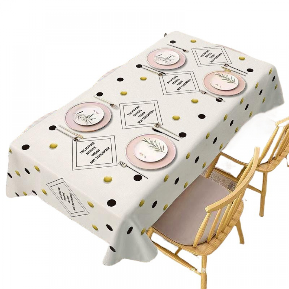 140x140 cm prostokątny obrus z PVC wodoodporny, odporny na plamy, łatwy w pielęgnacji, nowoczesny, dekoracyjny obrus winylowy, na stół jadalny, piknik