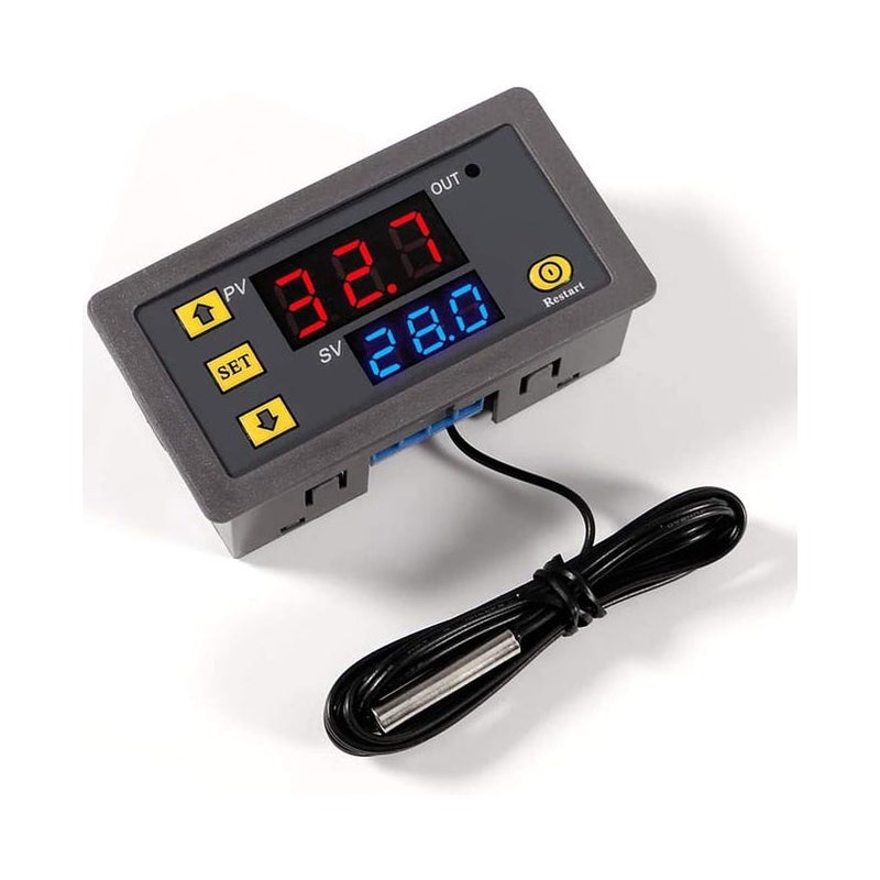 1 W3230 AC 110V-220V cyfrowy regulator temperatury, 20A cyfrowy termostat wyświetlacza, przełącznik sterujący