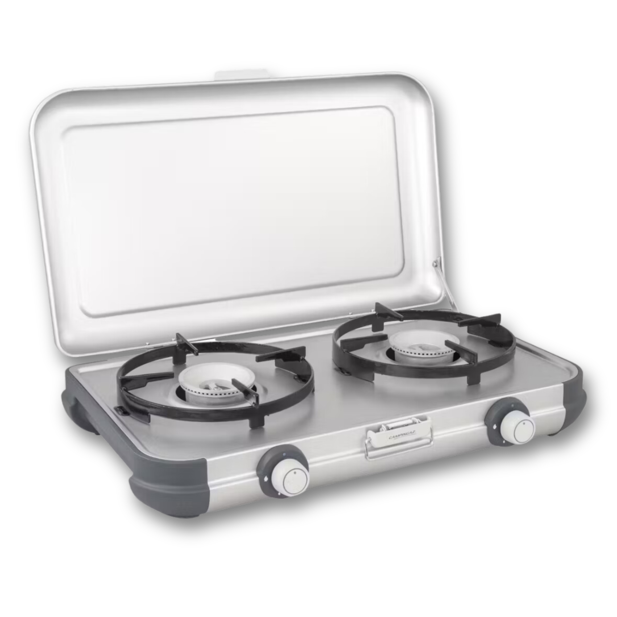 Fornello Da Campeggio A Gas 2 Fuochi 20.000 BTU – Portatile Pieghevole Con Parabrezza E Borsa - 3
