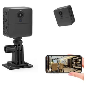 Caméra WiFi Mini 1080P - Surveillance Intérieur/extérieur Avec Détection De Mouvement, Vision Nocturne Et Batterie Longue Durée