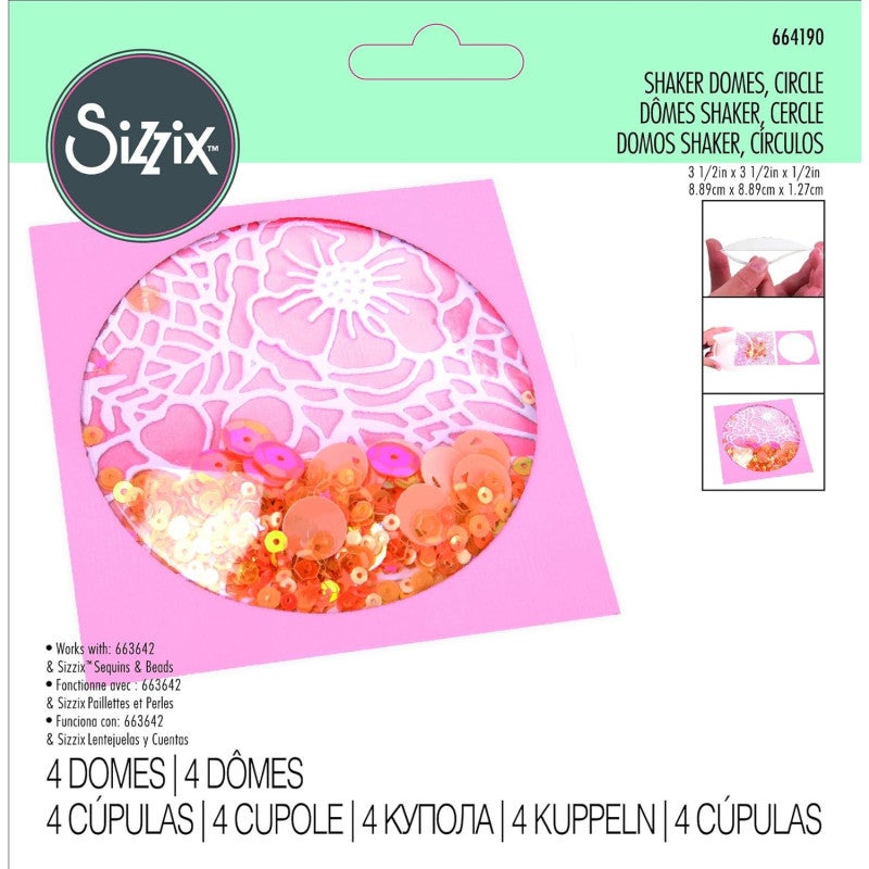 Dômes - Cercles - Transparent - Pour carte, invitation - Autocollant ...