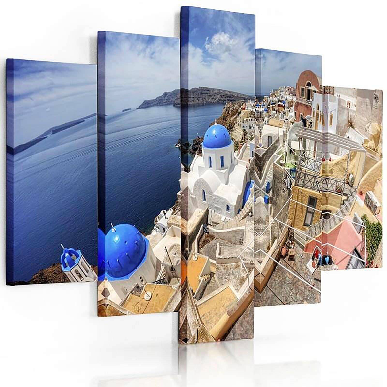 Tableau santorin hdr - 150 x 100 cm - 2