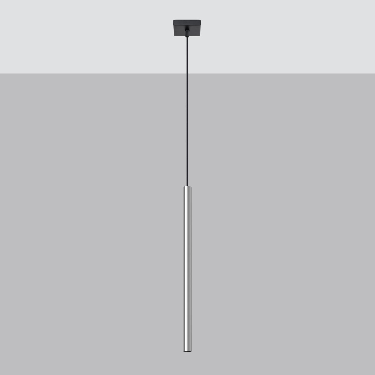Lampa Wisząca BRILL 1 chrom LED 4000K - 8x8x100cm Sollux