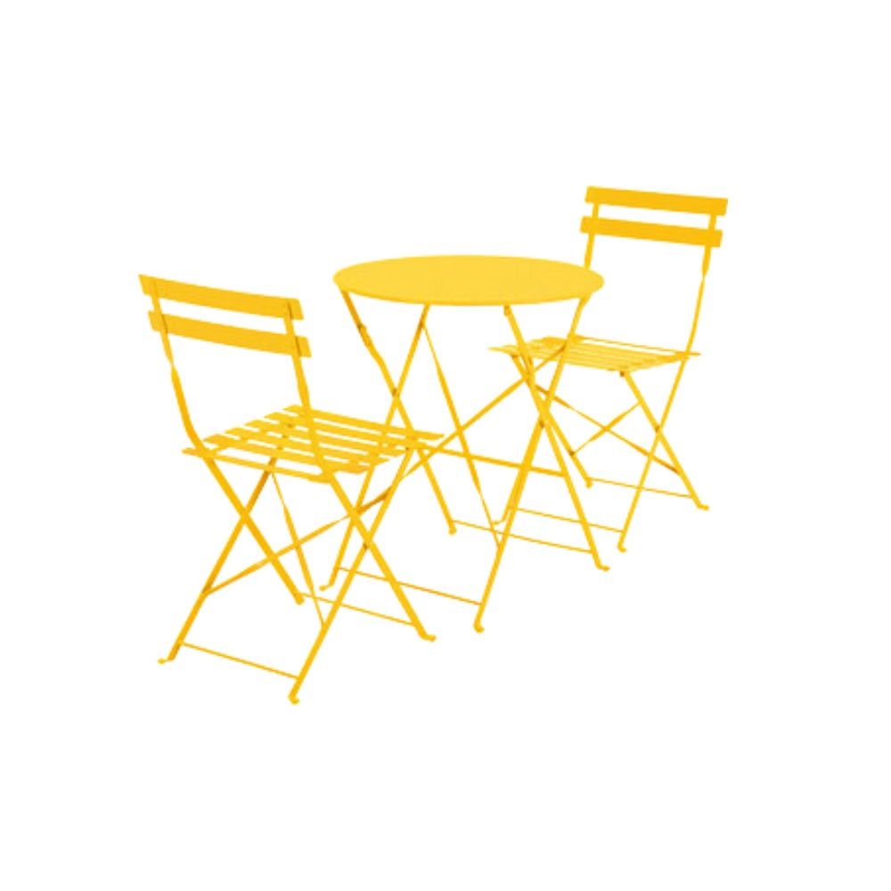 Set Tavolo e Sedie da Giardino Esterno, Pieghevole, Arredo Bistrot