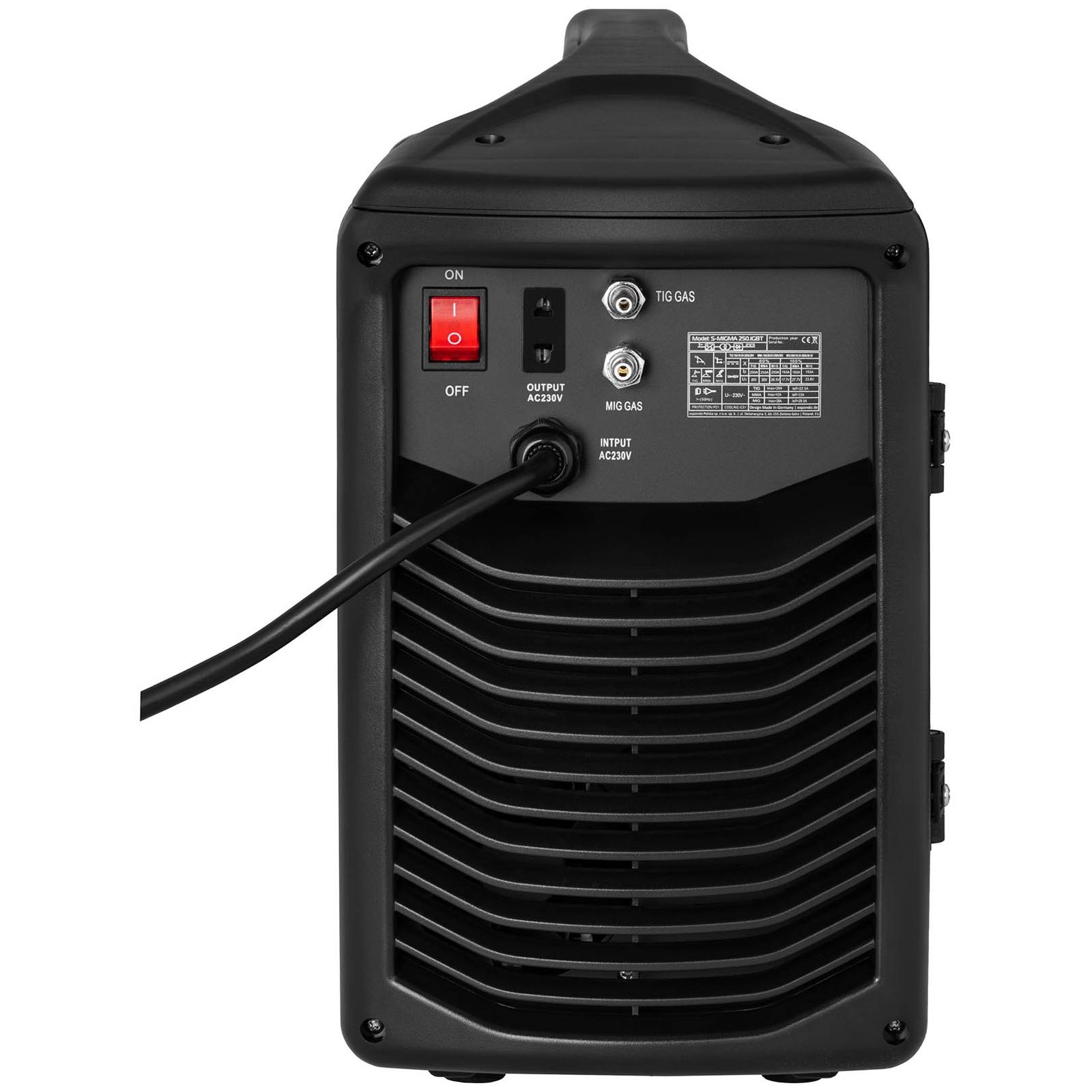Poste à souder combiné - Stamos Germany - MIG/MAG / MMA / TIG / FCAW - 230 V / 50 Hz - 5