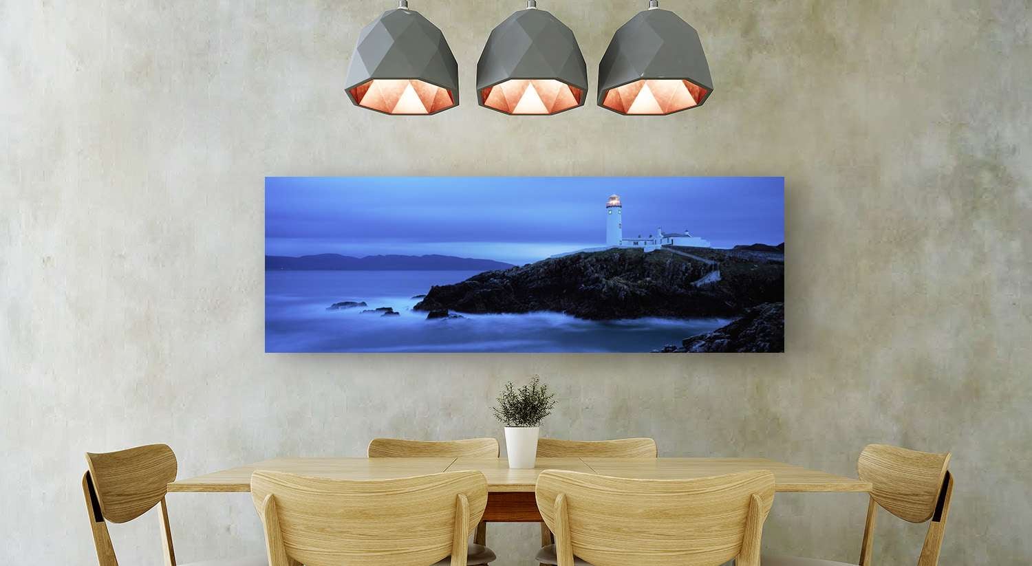 Impression sur toile - Jean Guichard - Fanad Head, Irlande - 100x35 cm - 3