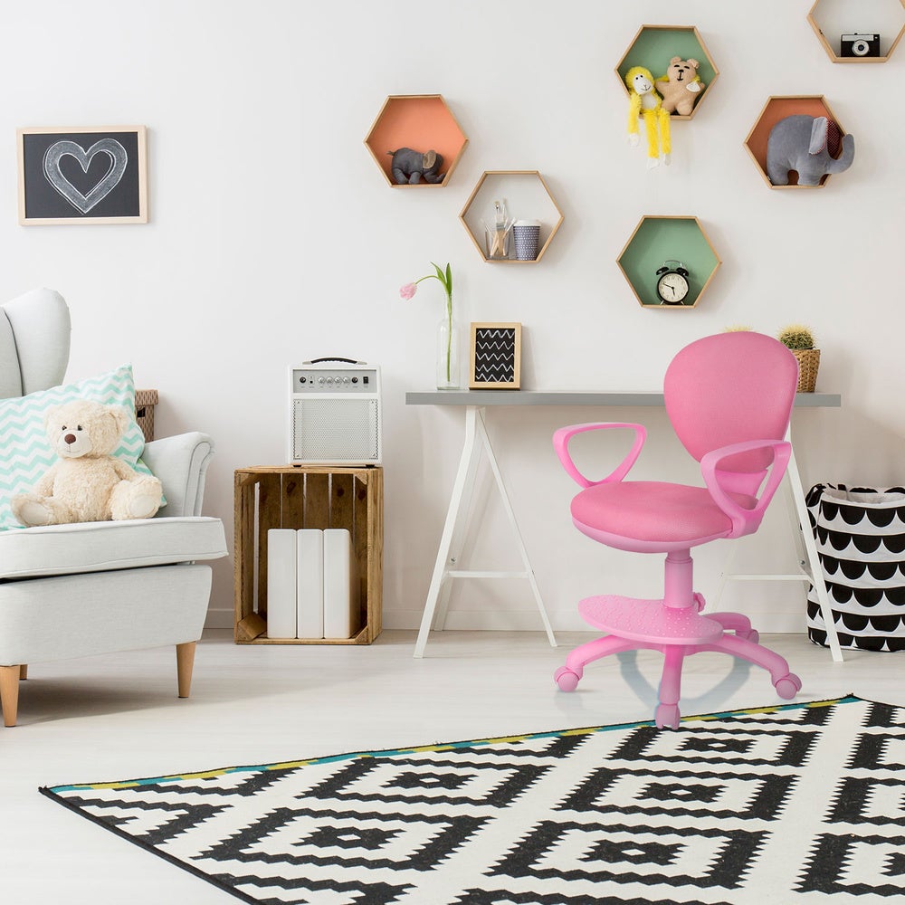 Sedia per bambini / Sedia da scrivania per bambini KID COLOUR Tessuto Rosa hjh OFFICE - 3