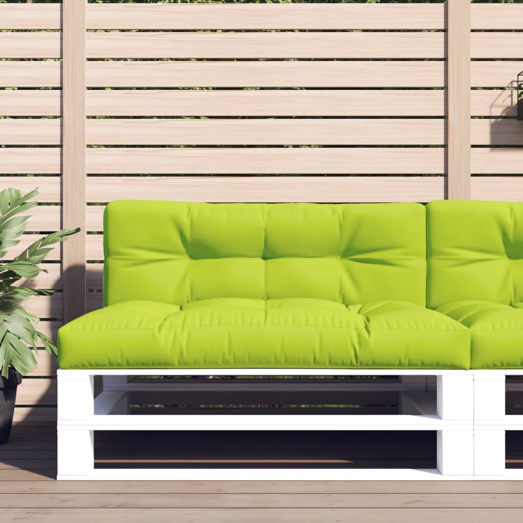 Maison exclusive - cojines para sofá de palets 2 unidades tela verde claro