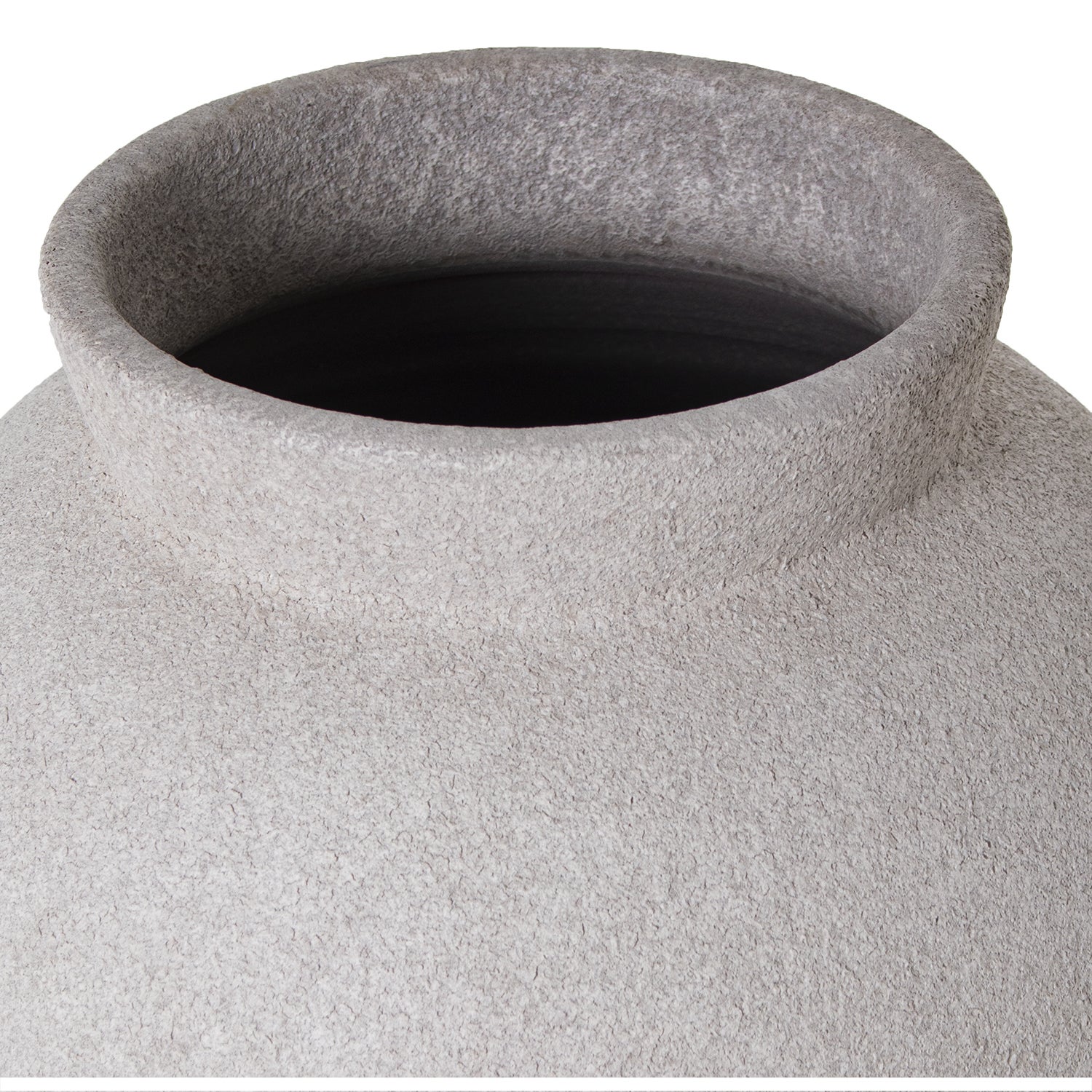 Jarron Ceramica 60Cm Blanco Arena - 3