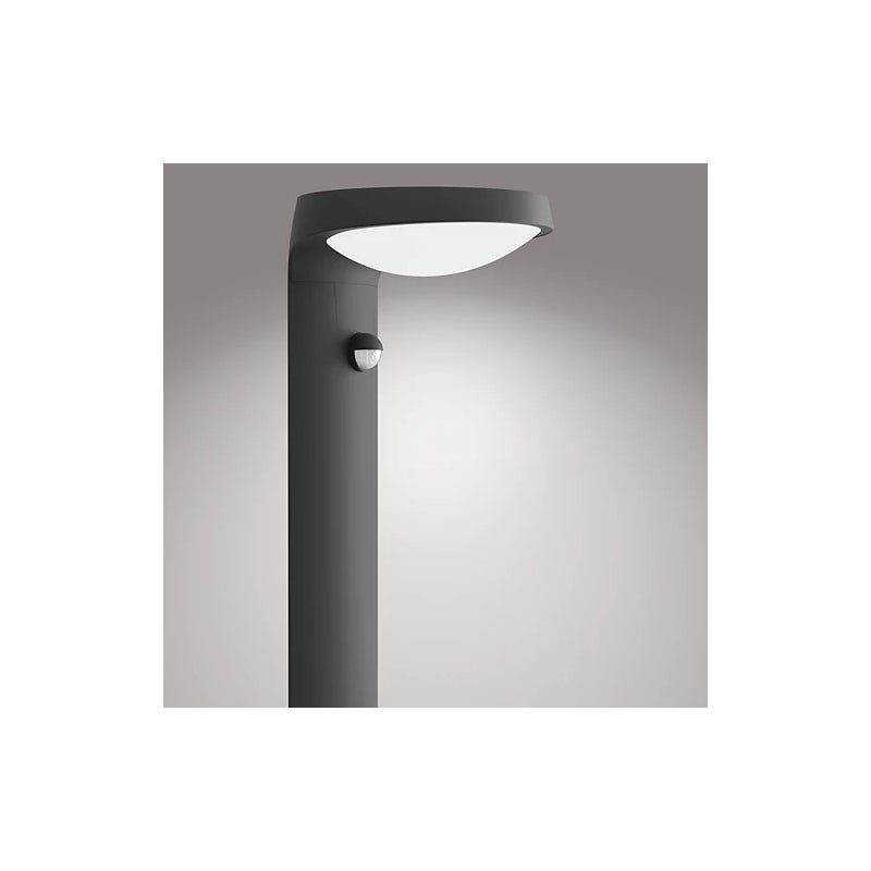 Lampa Ogrodowa Solarna Zewnętrzna SŁUPEK 40cm LED 1.2W 255lm 4000K Neutralna biel IP44 z Czujnikiem Ruchu i Zmierzchu Tyla Ultra Efficient Philips