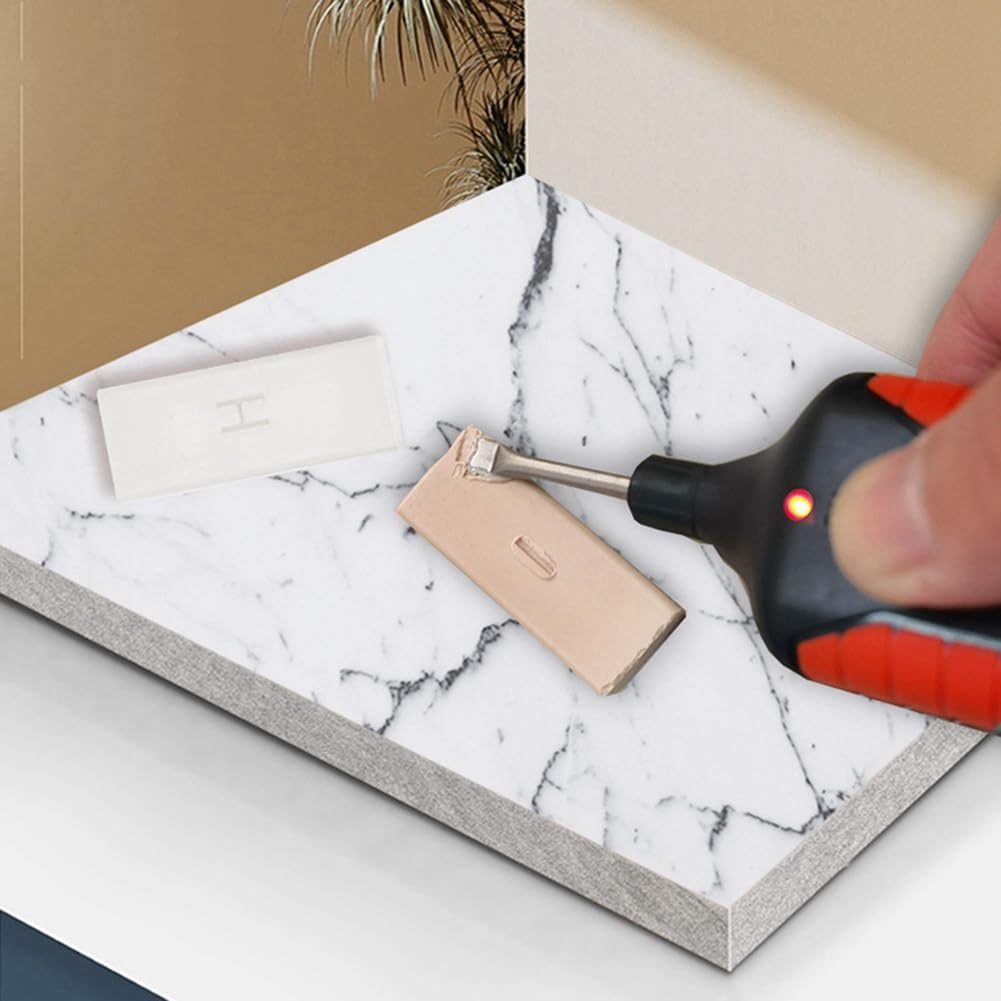 Kit de réparation de carrelage, outils de réparation des rayures, mastic de réparation de fissures, kit de réparation de sol à faire soi-même - 5