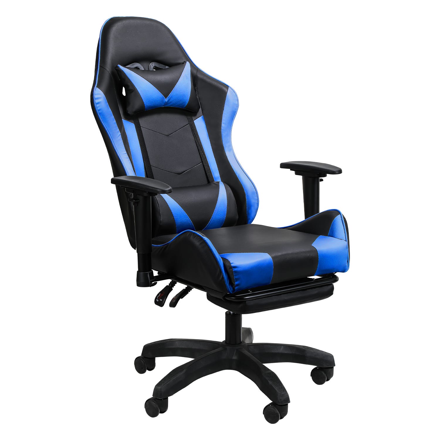 Silla Gaming Silla Gaming Ergonómica Silla Gaming Negra/Azul Silla ...