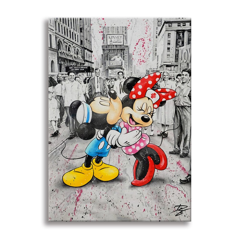 Topolinnie – Współczesny obraz na płótnie na drewnianej ramie, format 50x70 cm