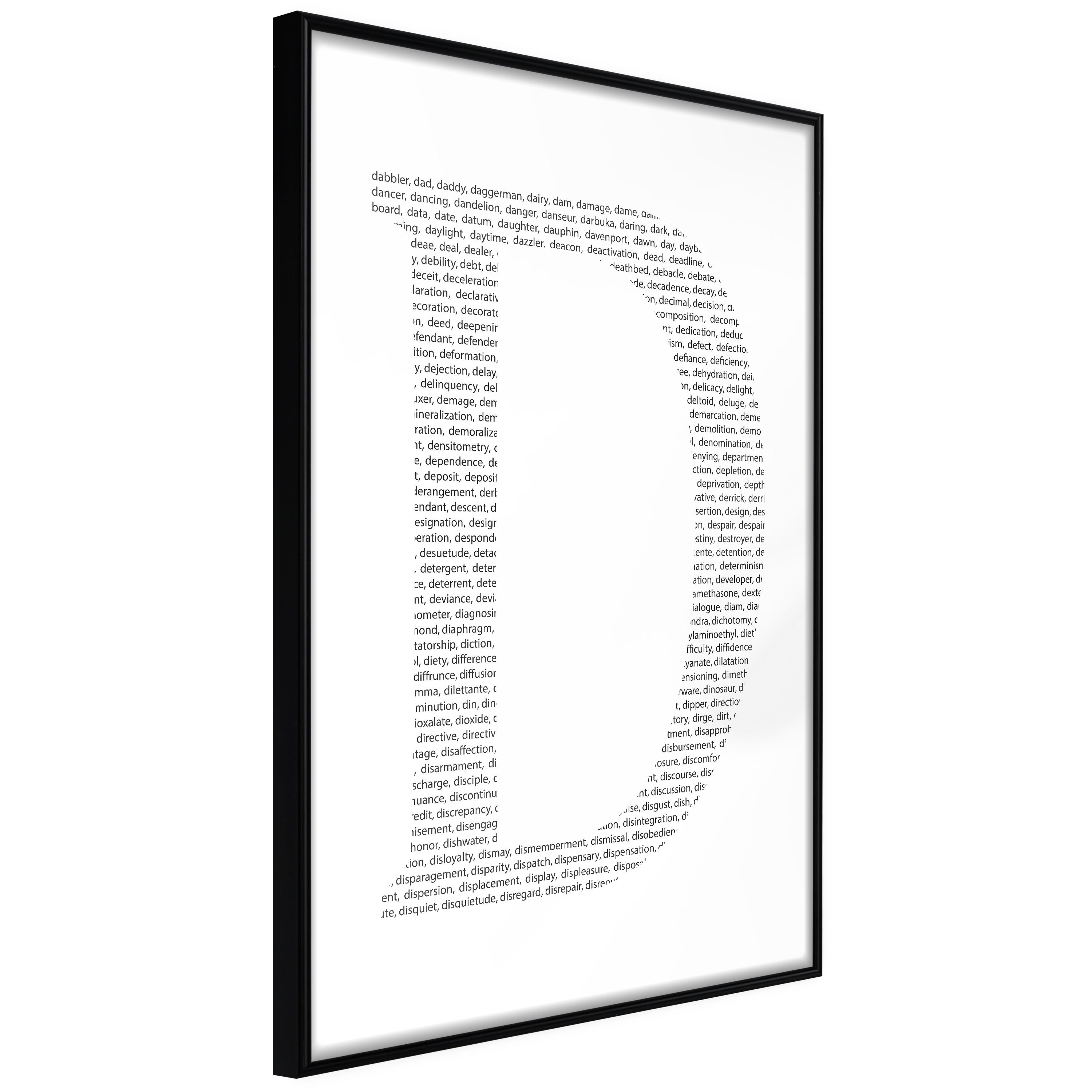 Poster et affiche - Capital D - 30x45 | Leroy Merlin