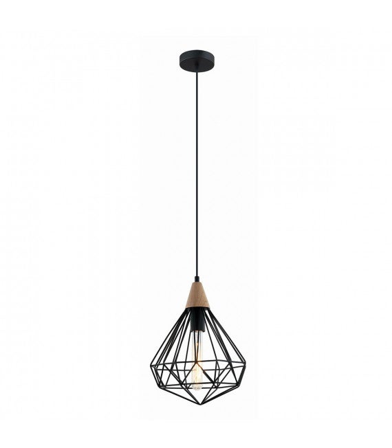 Estilo Abierto Retro Fácil Ajuste Lámpara Colgante De Metal Jaula