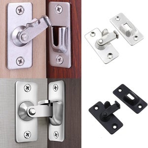 Loquet De Cadenas Agrafe Avec Cadenas Et Vis, Loquet Porte En Acier Inoxydable Avec Cle Cadenas Agrafe Lourds Verrou Porte Etanche Fermeture Porte Pour Chambre A Coucher Patio Jardin Blanc 92451138