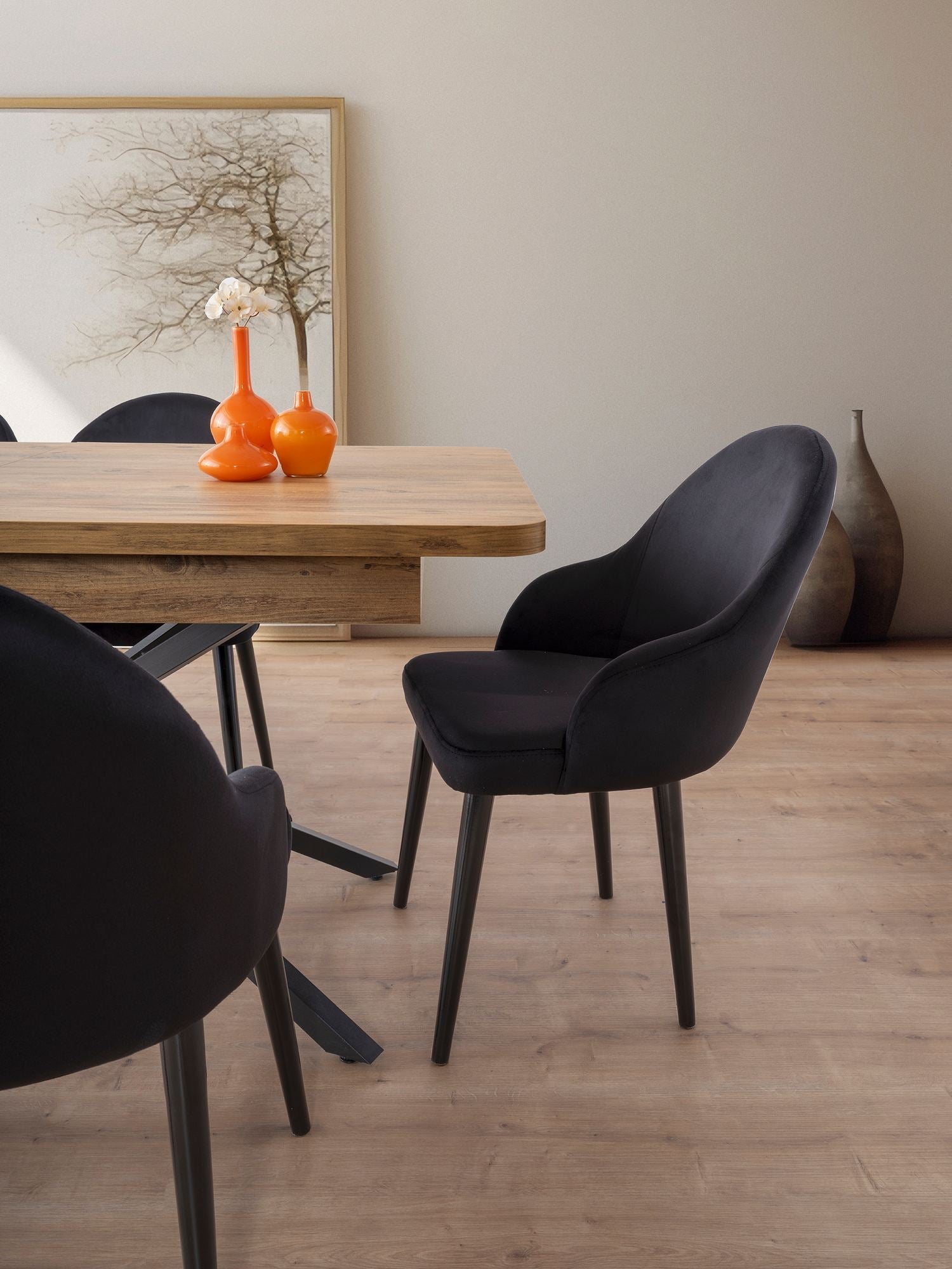 Table à manger extensible - Falcon - Marron - 5