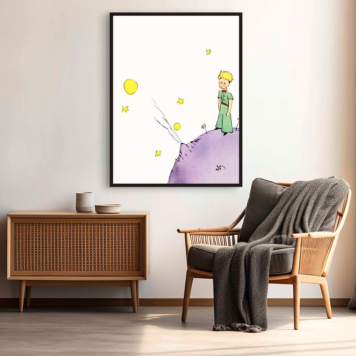 Affiche Petit Prince III, Antoine De Saint-Exupéry (impression sur papier, 40x30 cm, sans cadre) - 2