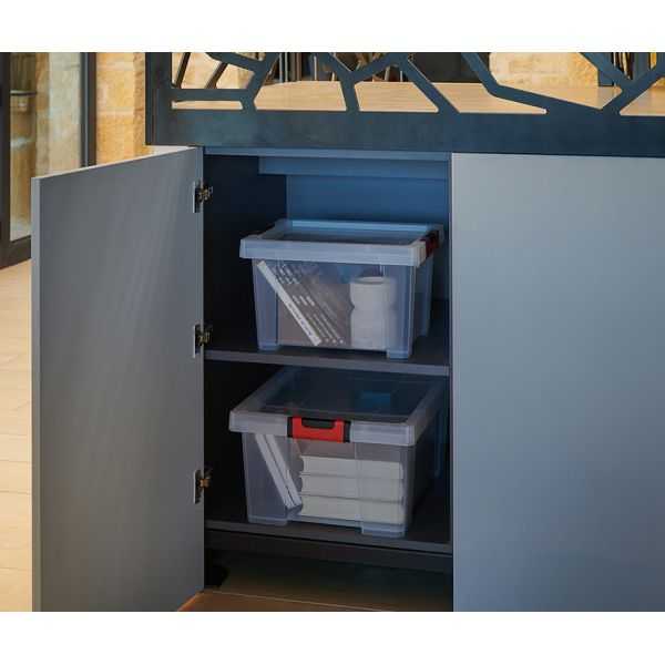 Boîte de rangement solide Clipstock 45 litres - 5