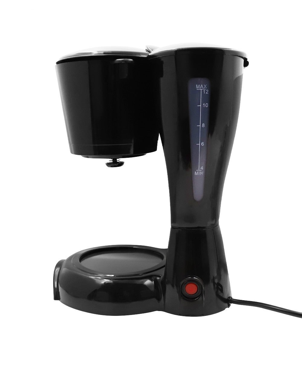 Cafetière électrique LIVOO Filtre - Noire - 10 à 12 Tasses - Modèle DE005055