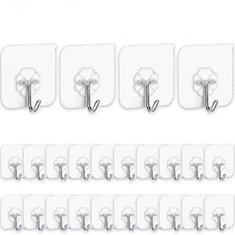 Haczyki samoprzylepne Kuchenne haczyki ścienne opakowania samoprzylepnych wieszaków bez gwoździ z haczykami ze stali nierdzewnej Haczyki sufitowe Bay