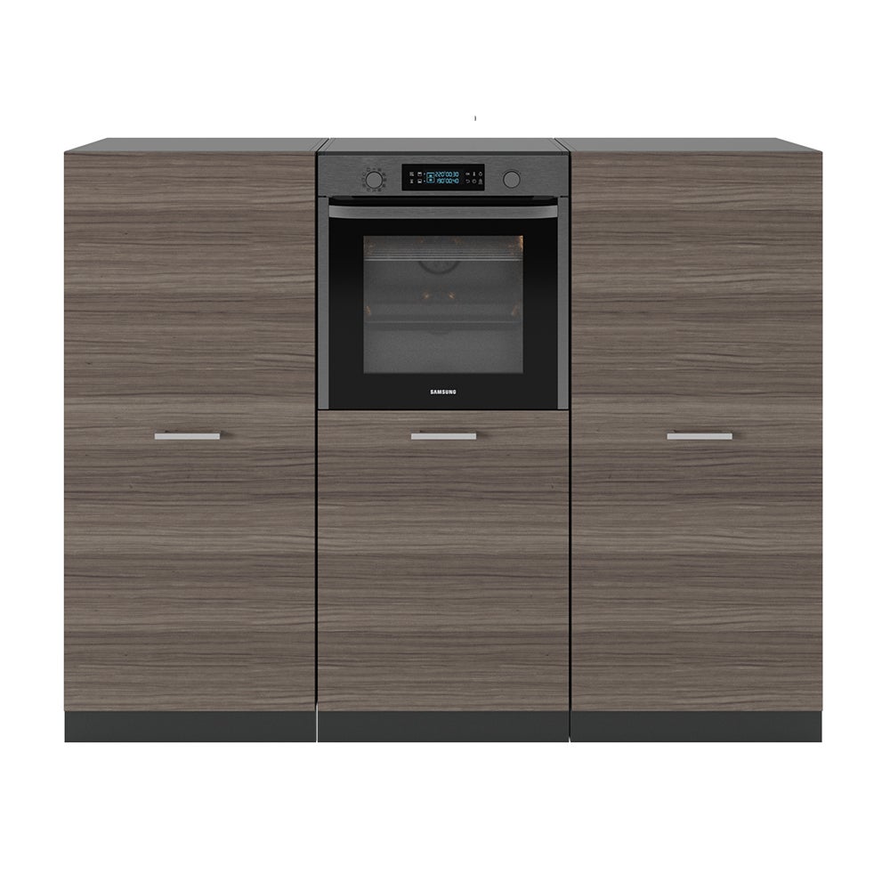 Vicco Blok kuchenny R-Line, Szlachetny szary/antracyt, 180 cm bez blatu roboczego