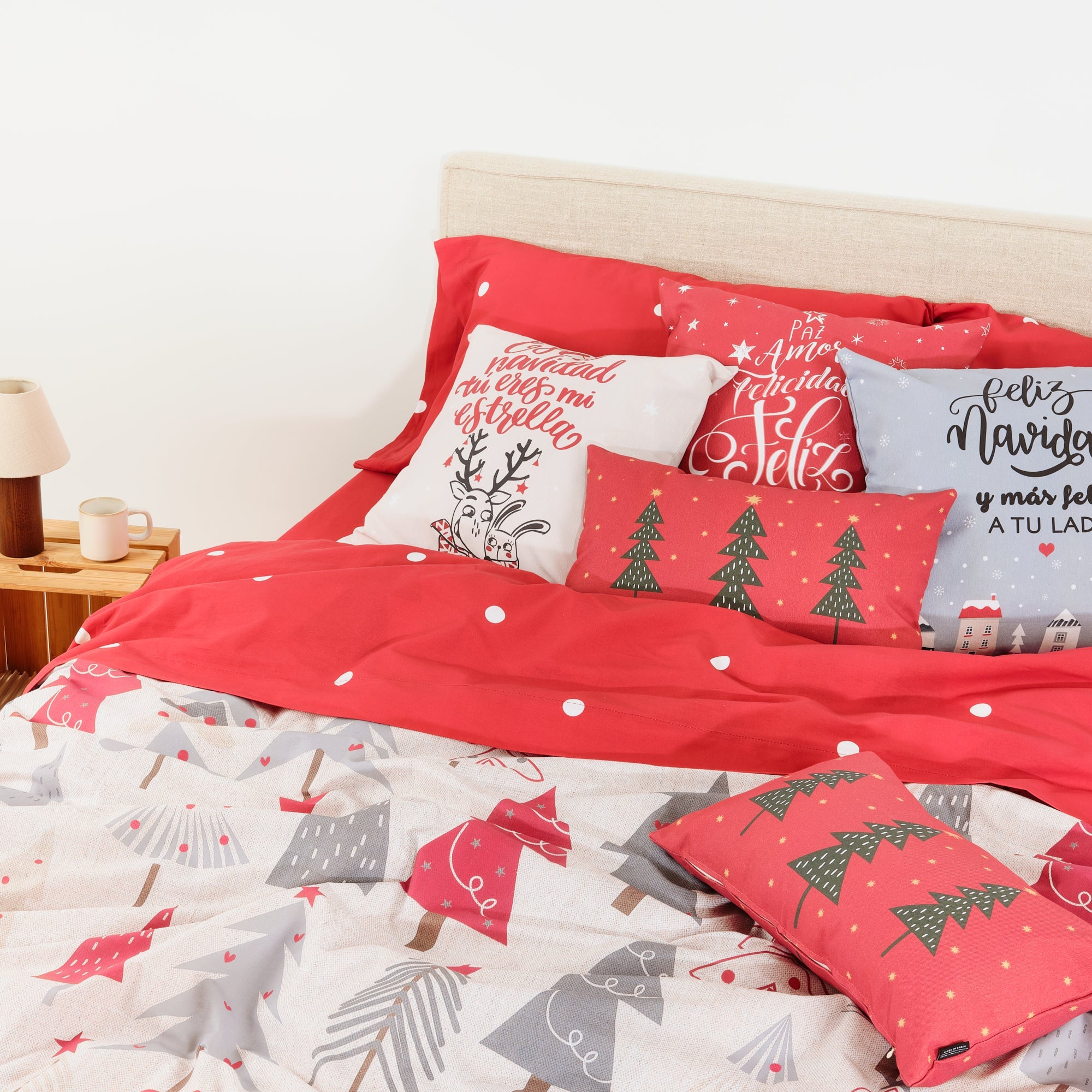 Copripiumino con bottoni a pressione Laponia 6 260x240 cm - 8